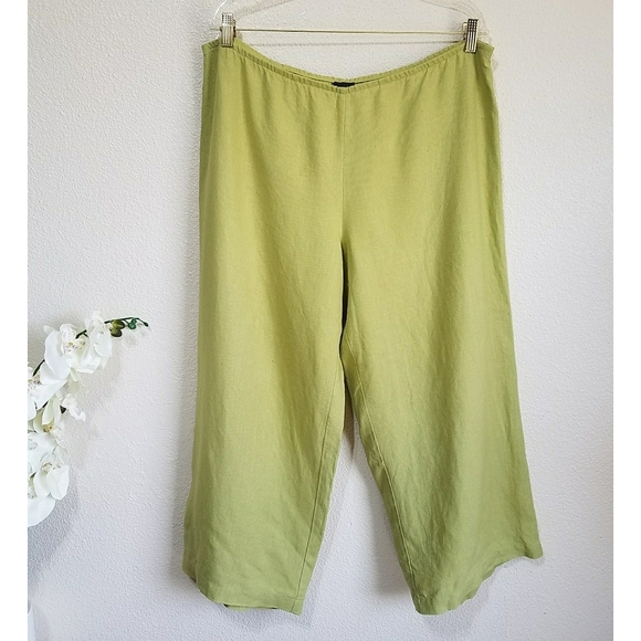 Eileen Fisher Pants - Eileen Fisher Linen Cropped Pants